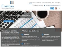 Tablet Screenshot of carstonaccountants.co.uk
